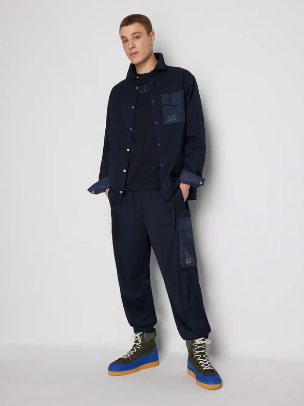 Armani Exchange Тъмносиня мъжка тениска Armani Exchange