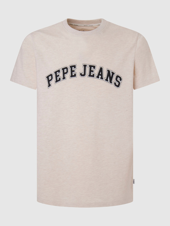 Pepe Jeans Бежова мъжка тениска Pepe Jeans