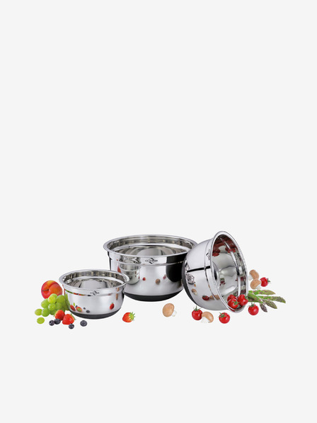 Küchenprofi Комплект от три кухненски купи с нехлъзгащо се дъно Küchenprofi (3 бр.)