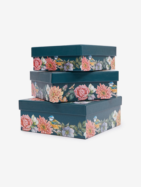 SIFCON Комплект от три кутии за подаръци SIFCON с десен Love