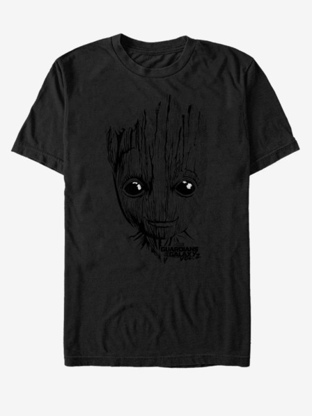 ZOOT.Fan Черна унисекс тениска Groot Guardians of the Galaxy vol. 2 ZOOT.FAN Marvel