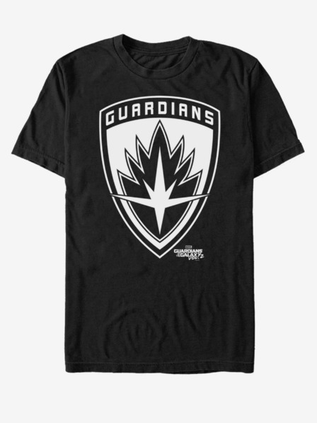 ZOOT.Fan Черна унисекс тениска Символ Пазители на галактиката vol. 2 ZOOT.FAN Marvel