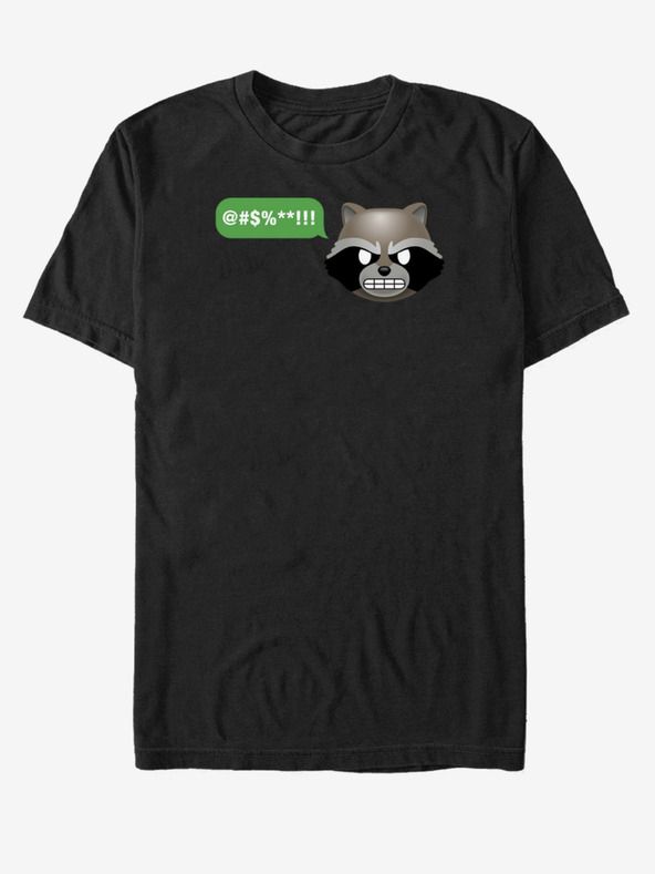 ZOOT.Fan Черна унисекс тениска Rocket Guardians of the Galaxy ZOOT.FAN Marvel