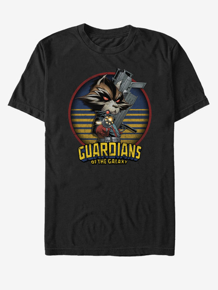 ZOOT.Fan Черна унисекс тениска Rocket Guardians of the Galaxy ZOOT.FAN Marvel