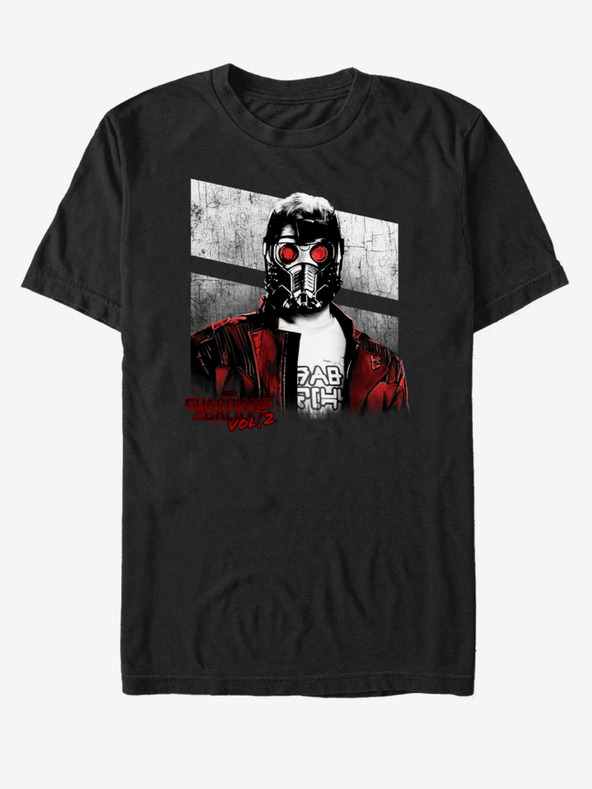 ZOOT.Fan Черна унисекс тениска ZOOT.FAN Star-Lord Guardians of the Galaxy vol.2 Marvel