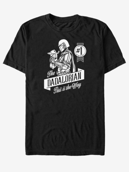 ZOOT.Fan Черна унисекс тениска ZOOT.Fan Star Wars Mando Страничен изстрел