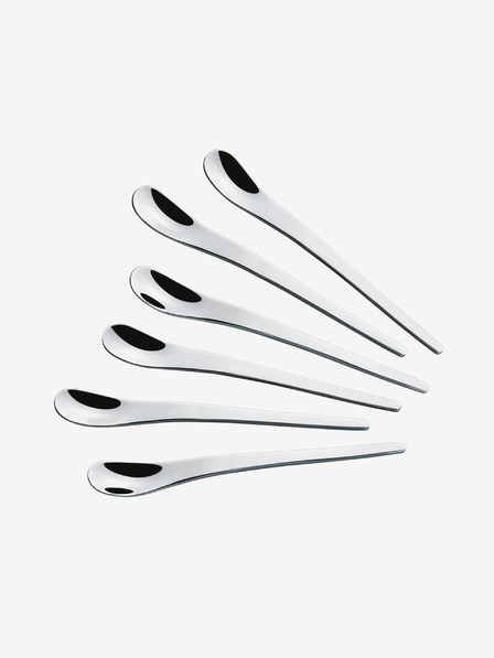 Cilio Комплект от шест лъжици за еспресо Goccia Cilio