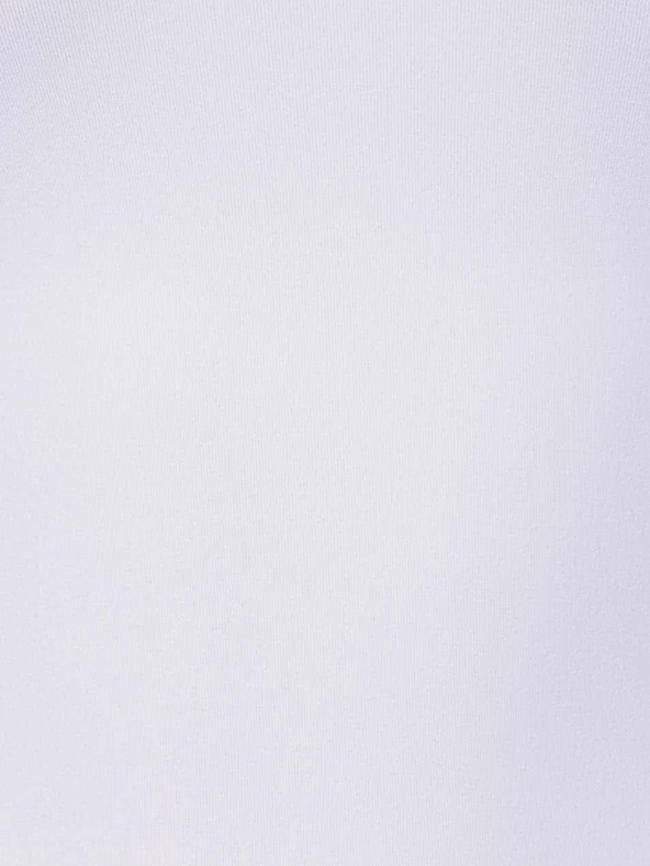 Pieces Бяла дамска блуза с горнище от платнени парчета