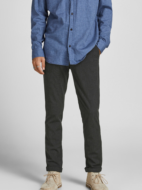 Jack & Jones Тъмносив панталон Jack & Jones Marco