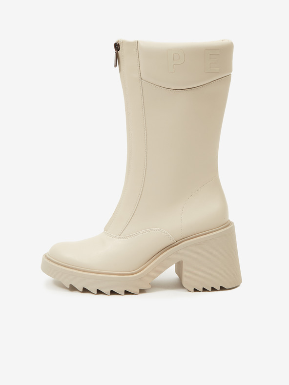 Pepe Jeans Кремави дамски ботуши Pepe Jeans Boss