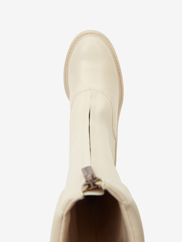 Pepe Jeans Кремави дамски ботуши Pepe Jeans Boss