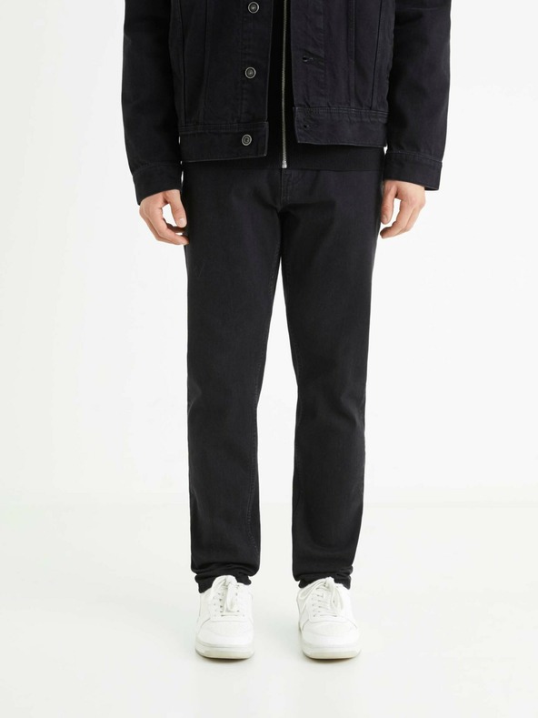 Celio Черни мъжки дънки с тясна кройка Celio C25
