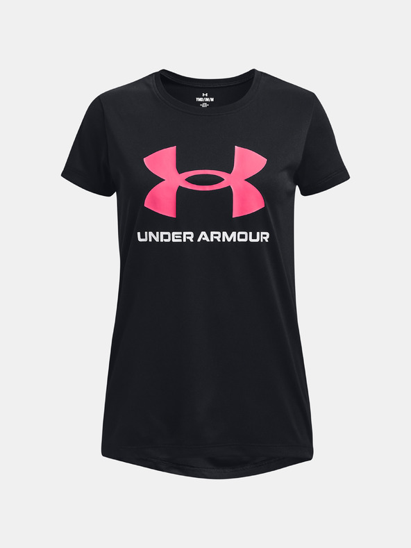 Under Armour Момичешка тениска Under Armour Tech Solid Print Fill BL SSC