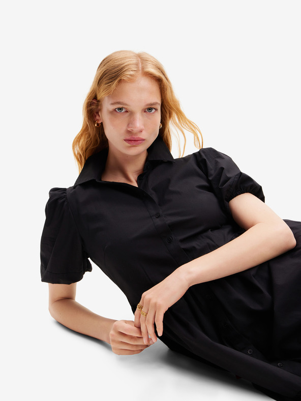 Desigual Черна дамска рокля Desigual Calgary