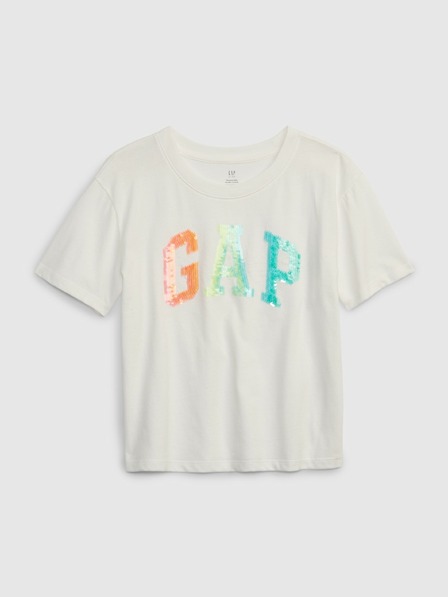 GAP Детска органична тениска с лого Gap GAP