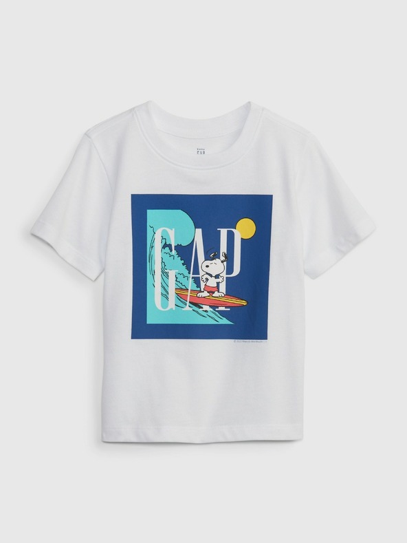 GAP Детска тениска Gap & Peanuts Snoopy GAP