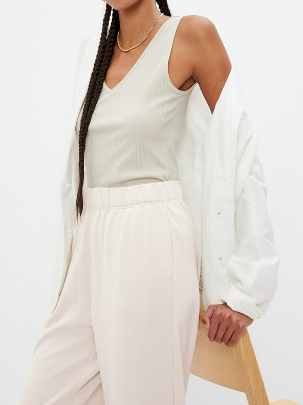 GAP Широки права долница с висока талия GAP