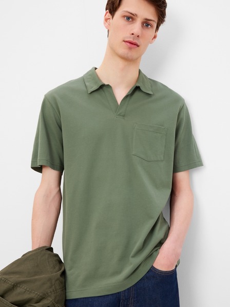 GAP Polo тениска с деколте GAP