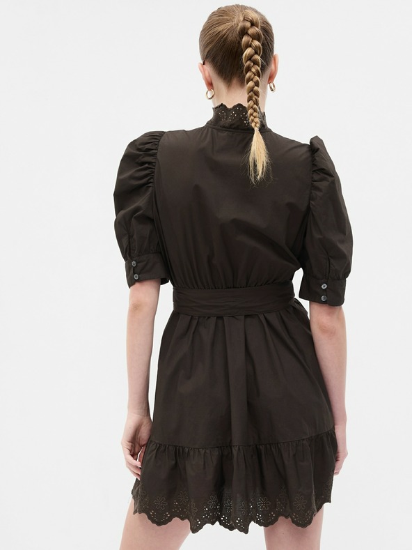 GAP Мини рокля с набрани ръкави GAP