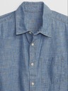 GAP Chambray риза с дълъг ръкав GAP