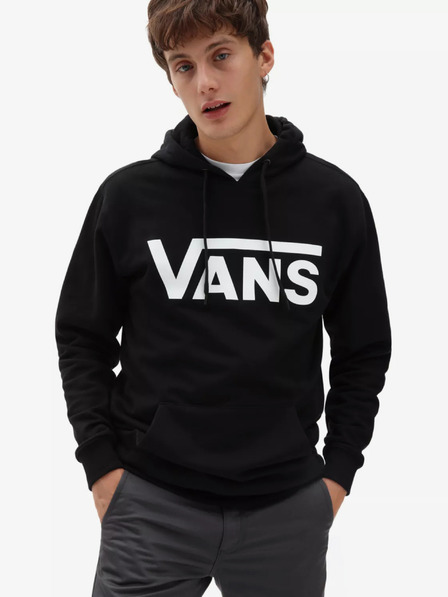 Vans Черен мъжки суитшърт с щампа VANS