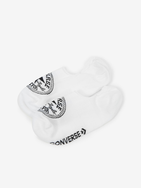 Converse Комплект от два чифта бели чорапи Converse