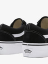 Vans Черни велурени маратонки на платформа VANS Old Skool