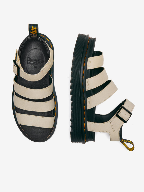 Dr. Martens Бежови дамски сандали на платформа Dr. Martens Blaire