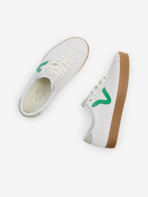 Vans Бели дамски велурени маратонки VANS Sport Low