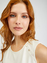 Orsay Бяла дамска тениска ORSAY