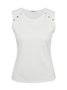 Orsay Бяла дамска тениска ORSAY
