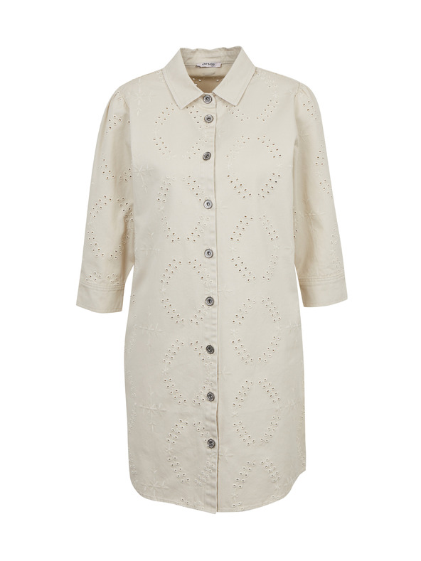 Orsay Бежова дамска дънкова рокля ORSAY