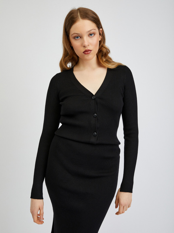 Orsay Черна дамска жилетка ORSAY