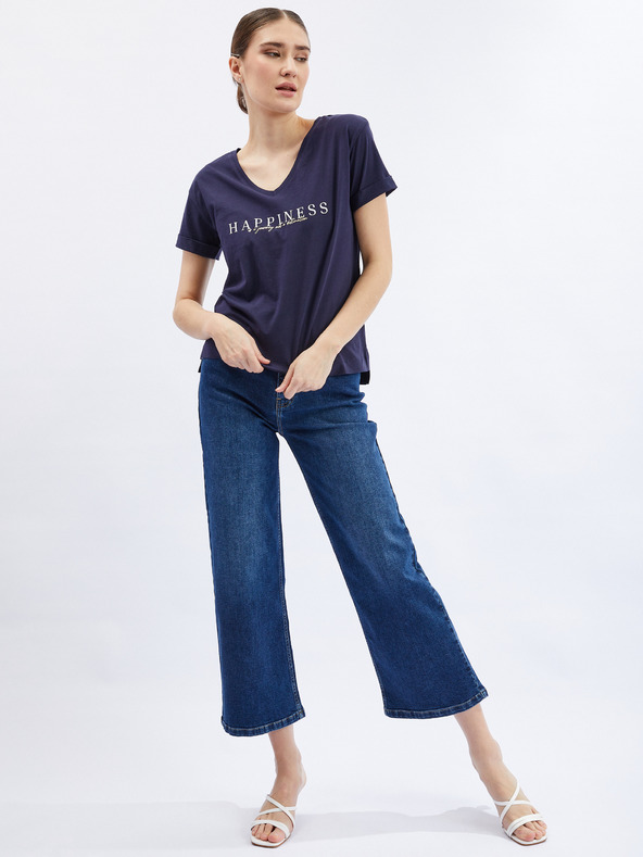 Orsay Тъмносиня дамска тениска ORSAY