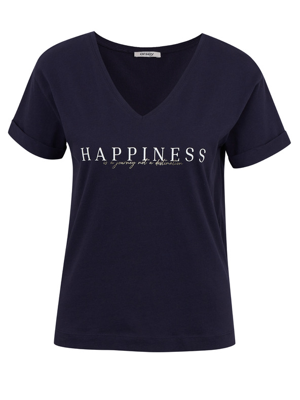 Orsay Тъмносиня дамска тениска ORSAY