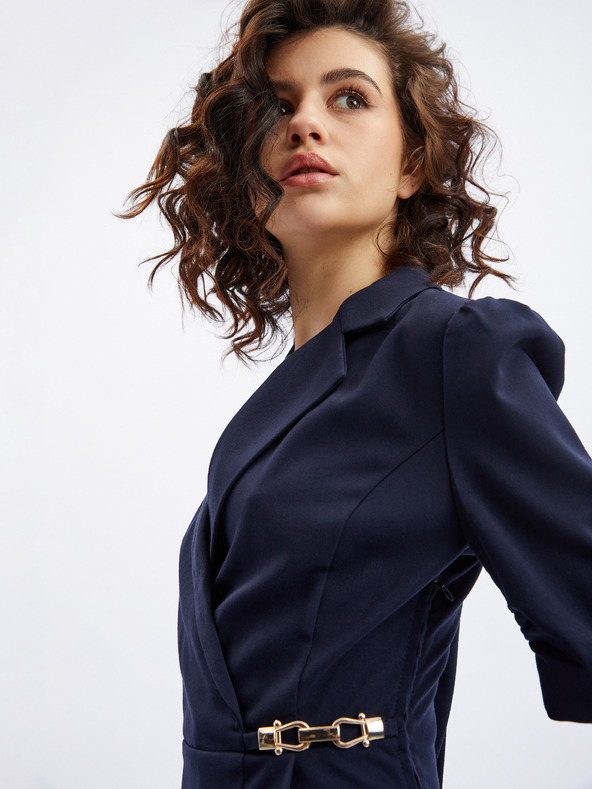 Orsay Тъмносиня дамска рокля ORSAY