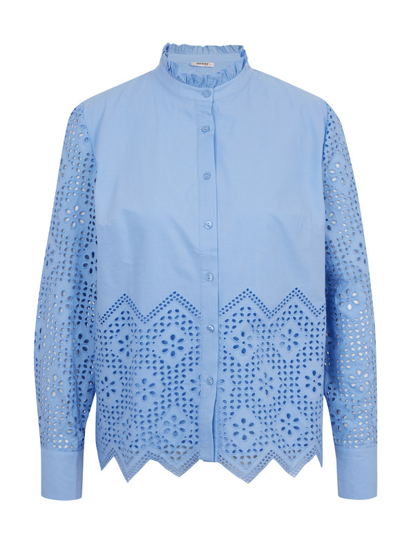 Orsay Светлосиня дамска блуза с декоративни детайли ORSAY