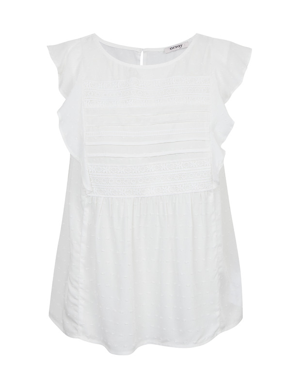 Orsay Бяла дамска блуза ORSAY