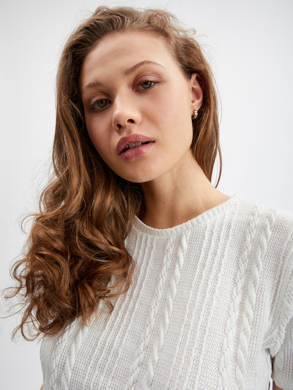 Orsay Бяла дамска блуза ORSAY