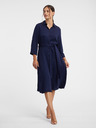 Orsay Тъмносиня дамска миди рокля-риза ORSAY
