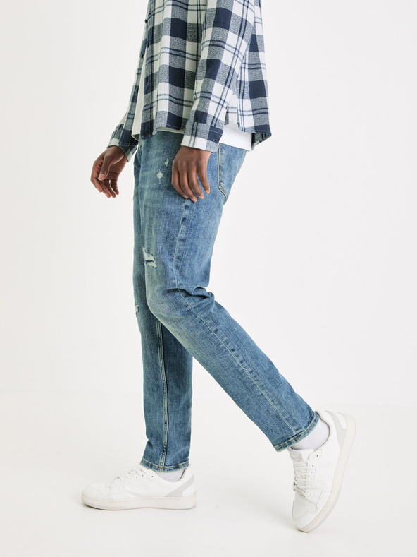 Celio Сини мъжки слим дънки Celio Gostroy