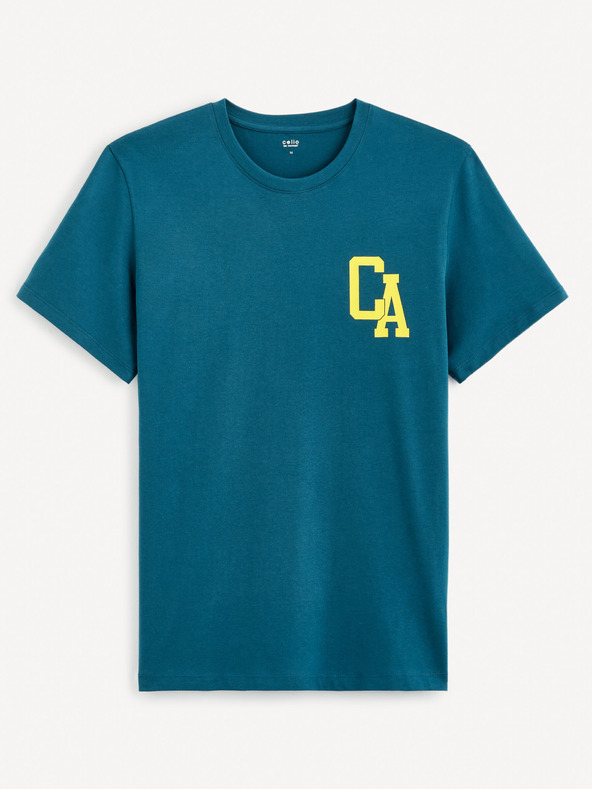 Celio Петролна мъжка тениска Celio Gexflov