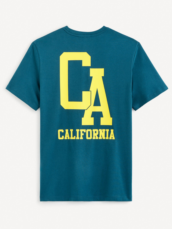 Celio Петролна мъжка тениска Celio Gexflov