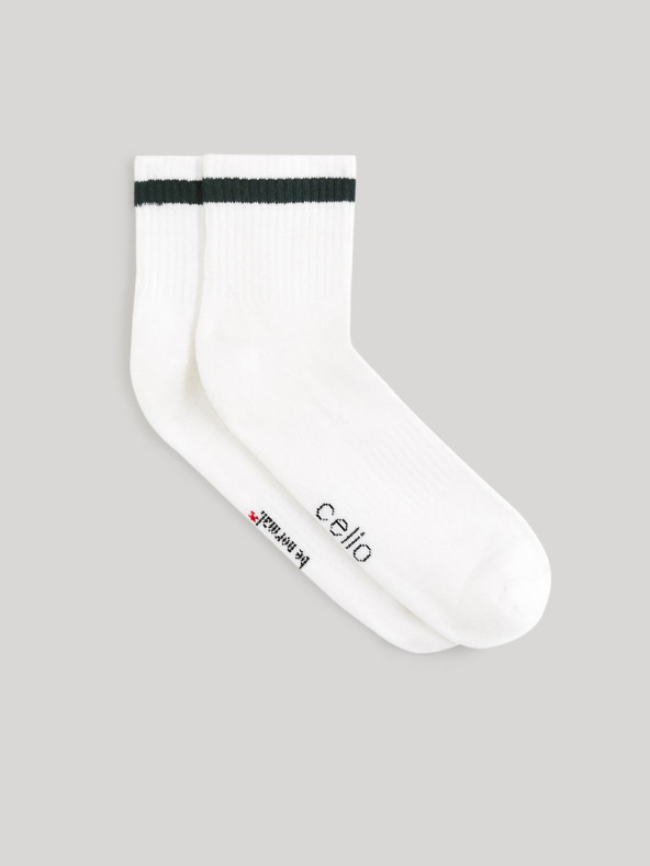 Celio Бели мъжки чорапи Celio Gihalf