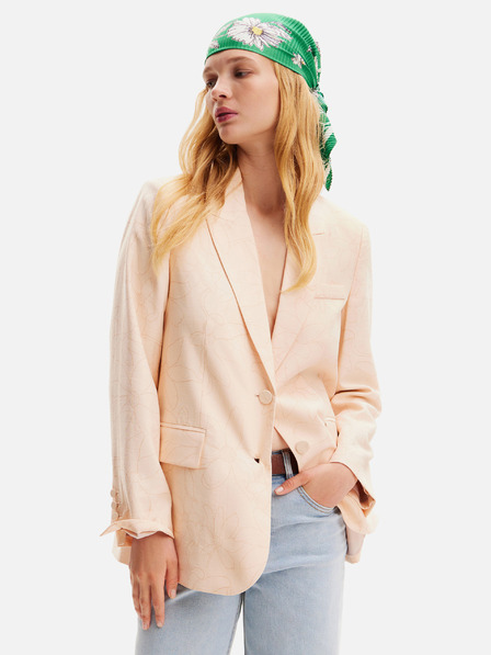 Desigual Кайсиево дамско яке Desigual Elbert с флорални мотиви