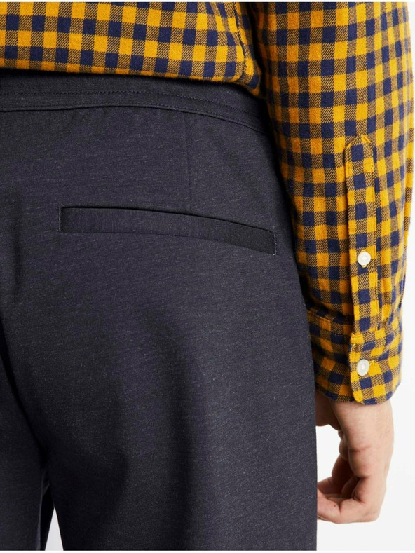 Celio Тъмносин мъжки панталон с изрязани крачоли Celio Cobozal