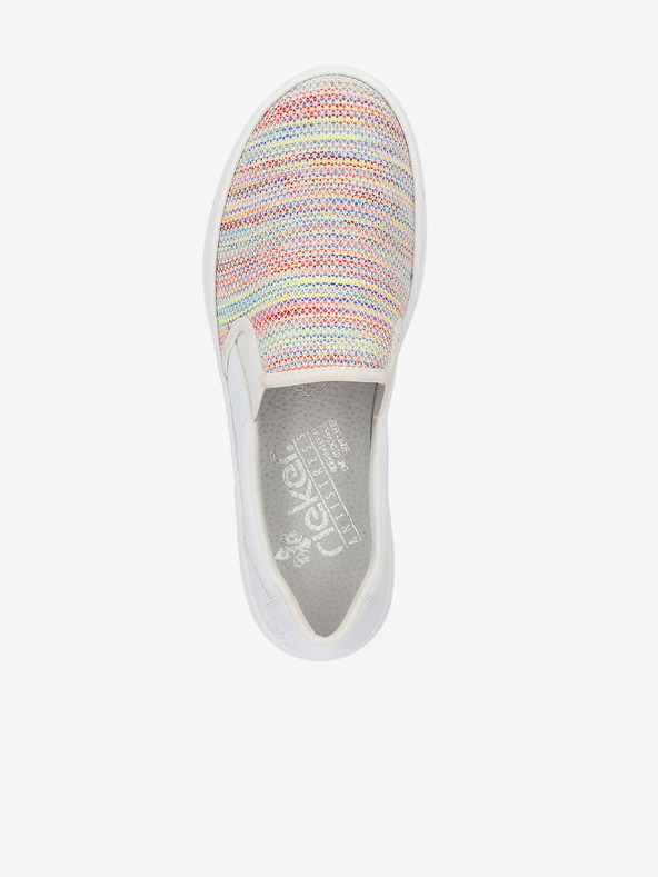 Rieker Бели дамски обувки с чехли Rieker