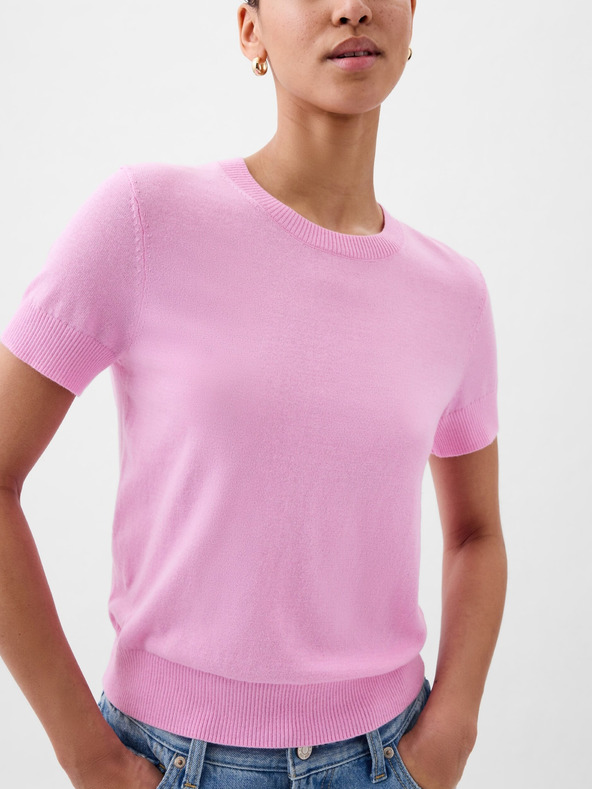 GAP Къс crop пуловер CashSoft GAP