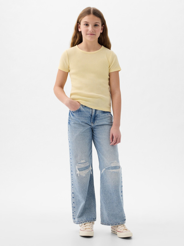 GAP Бебешка памучна тениска GAP