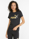 Puma Черна дамска тениска с щампа Puma